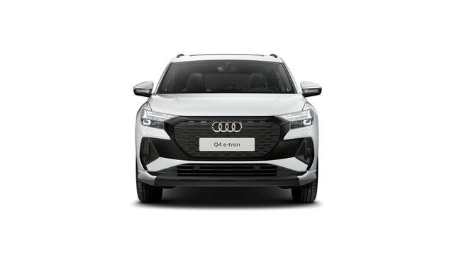 Audi Q4 e-tron Q4 45 e-tron quattro 286 1AT S edition Automaat | MMI navigatie plus | Audi Virtual Cockpit | Velgen, 5-Y-spaak, grafietgrijs, glansgedraaid | Verwarmbare voorstoelen | Servosluiting achterklep | S line-interieur met sportstoelen en zwarte stoffen-kunstle