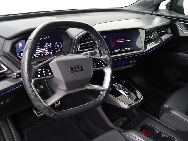 Audi Q4 e-tron 50 quattro Launch edition S Competition 77 kWh | 299 PK | Warmtepomp | Lederen interieur | S Line | Matrix LED koplampen |