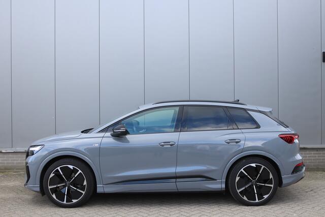 Audi Q4 e-tron 35 S edition 55 kWh Black Optiek S-Line/Sonos/LED/ACC/Camera/Leder/Elek. klep/21"