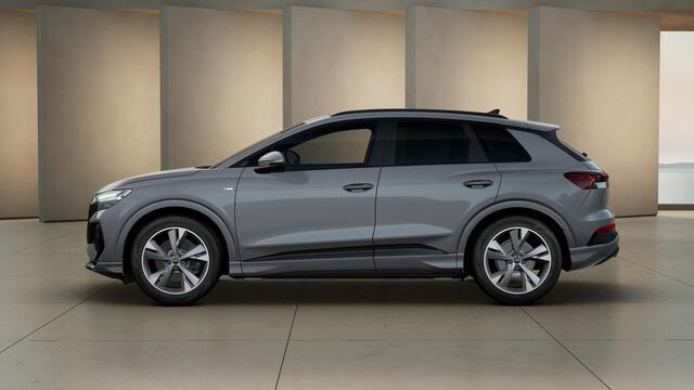 Audi Q4 e-tron 45 quattro S Edition 82 kWh achteruitrijcamera, comfortpakket plus, privacy glass, optiekpakket zwart plus