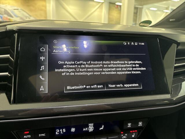 Audi Q4 e-tron 40 204pk Launch edition S Competition 77 kWh · Camera · Panoramadak · Warmtepomp · Sonos Audio · Elek. Trekhaak · 20'' Inch ·