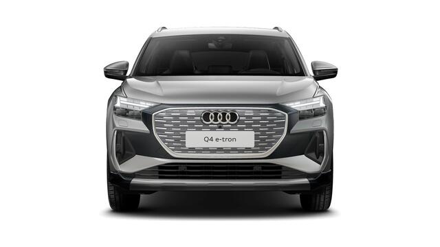 Audi Q4 e-tron 40 S edition 77 kWh Assistentiepakket plus - Dynamic pakket plus - Veiligheidspakket plus - Stoelverwarming voorin - Sportstoelen - Warmtepomp - Verwarmbaar stuurwiel - Privacy glas - Lane departure warning -