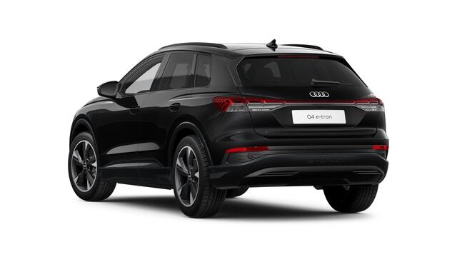 Audi Q4 e-tron 40 Advanced edition 77 kWh Panoramadak - Optiekpakket zwart - Comfortpakket- MMI navigatie plus - Assistentiepakket plus - Dynamic pakket - Stoelverwarming voorin - Sportstoelen - Warmtewerend glas -