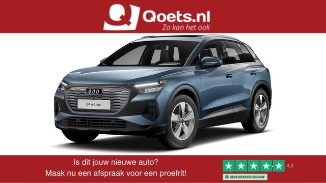 Audi Q4 e-tron 45 quattro Advanced edition 77 kWh Trekhaak - Panoramadak - Comfortpakket - MMI navigatie pro - Assistentiepakket plus - Privacy glas - Sportstoelen - Stoelverwarming - Sonos premium soundsystem -