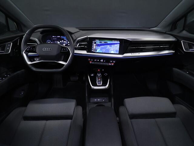 Audi Q4 e-tron 40 Launch edition Advanced Plus 77 kWh [APPLE CARPLAY, ANDROID, DIGITAL DASH, STOELVERWARMING, ADAPTIVE CRUISE, CAMERA, PDC V+A, ELEK. ACHTERKLEP, CLIMATE, NIEUWSTAAT]