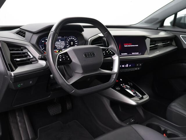 Audi Q4 e-tron 35 Launch edition 55 kWh | 170 PK | SoH 90% | Navigatiesysteem | Lederen bekleiding | 19" LM velgen | LED koplampen |