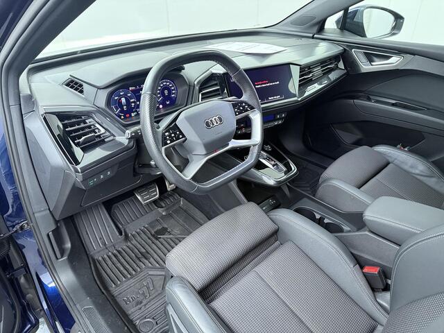 Audi Q4 e-tron 40 Launch edition S Competition 77 kWh | 204 PK | SoH 90% | Matrix LED koplampen | Warmtepomp | S line | Navigatiesysteem | Audi sound system |