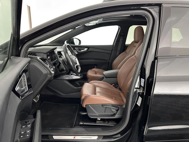Audi Q4 e-tron 40 Launch edition S Competition 77 kWh [ 3-Fase-11kW ] {SOH-90%} (INCL-BTW) Aut. *HEATPUMP | PANO | LEATHER | MATRIX-LED | AUDI-SOUND | ADAPTIVE-CRUISE | HEATED-SPORTSEATS | AMBIENT-LIGHT | DIGI-COCKPIT | CAMERA | KEYLESS | DAB+ | 20''ALU*