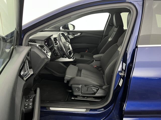 Audi Q4 e-tron 40 Advanced edition 77 kWh [ 3-Fase ] {SOH-92%} (INCL.BTW) Aut.*HEAT-PUMP | NAVI-FULLMAP | MATRIX-LED | KEYLESS | AUDI-SOUND | DIGI-COCKPIT | DAB | CARPLAY | HEATED-SPORTSEATS | PRIVACYGLASS | CRUISE | 19''ALU*