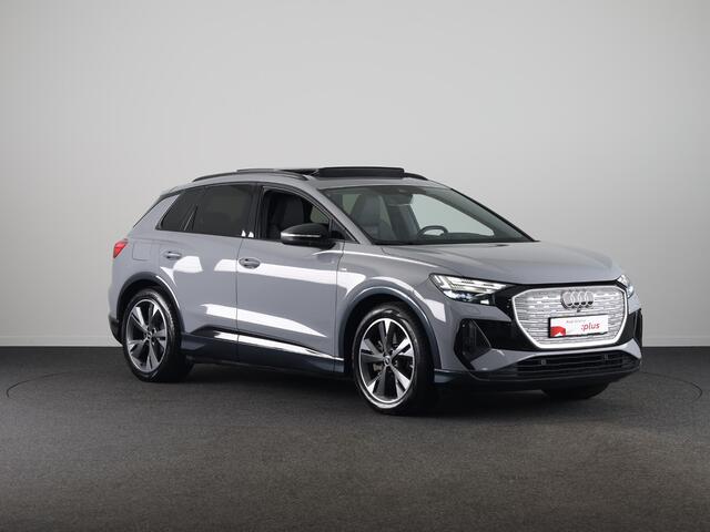 Audi Q4 e-tron 40 S-line 77kWh 204pk | SOH 94% | Panoramadak| Navigatie | Parkeercamera | Lederen bekleding | Keyless pakket | Head up display