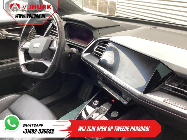 Audi Q4 e-tron 40 77kWh 523 km WLTP S-Line/ Pano/ Keyless/ Virtual Cockpit/ Leder/ Stoelverw./ Elek.Klep/ 20" LMV/ Climate/ PDC