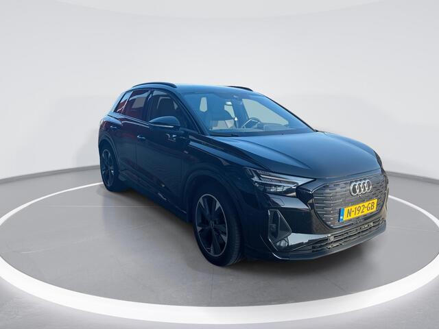 Audi Q4 e-tron 40 204pk Launch Edition S Competition 77 kWh · Panoramadak · Camera · Matrix LED · Sonos Sound · Optiekpakket Zwart · Stoelverwarming ·