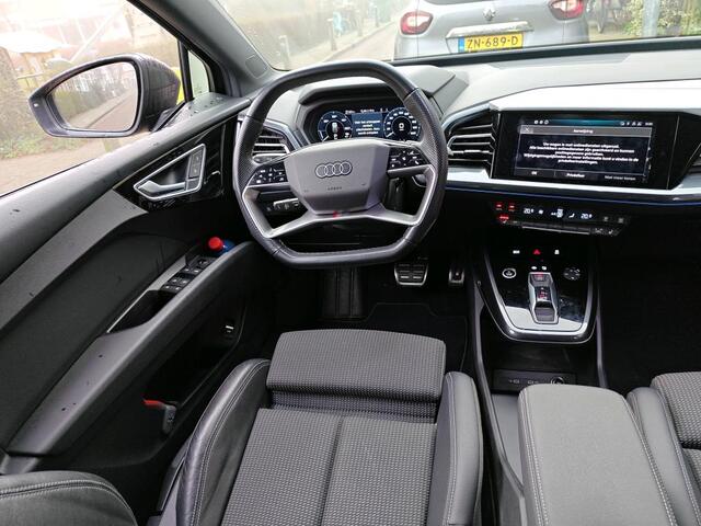 Audi Q4 e-tron 40 S edition 77 kWh 204pk / Matrix LED / Elek Achterklep / Camera / Navigatie / 20" LMV / NOG NIET PUBLICEREN IVM SPUITWERK
