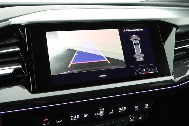 Audi Q4 e-tron 50 quattro 299pk Launch S Competition 77 kWh SOH 88% Sonos Head-Up Camera Keyless Leder Memory Virtual Cockpit Navigatie Panoramadak S-Line