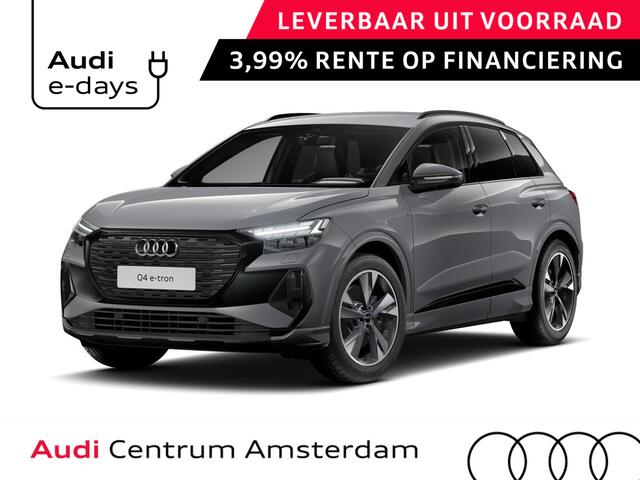 Audi Q4 e-tron 45 S edition Competition 82 kWh 286 pk | Assistentiepakket plus | Lichtpakket plus ambient light | Sportstoelen voor leder/stof | Optiek pakket zwart |