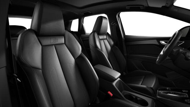 Audi Q4 e-tron 40 Advanced edition 77 kWh Panoramadak - Comfortpakket - MMI navigatie plus - Assistentiepakket plus - Sportonderstel - Sportstoelen - Privacy glas - Vierspaaks lederen sportstuurwiel - Lichtpakket -