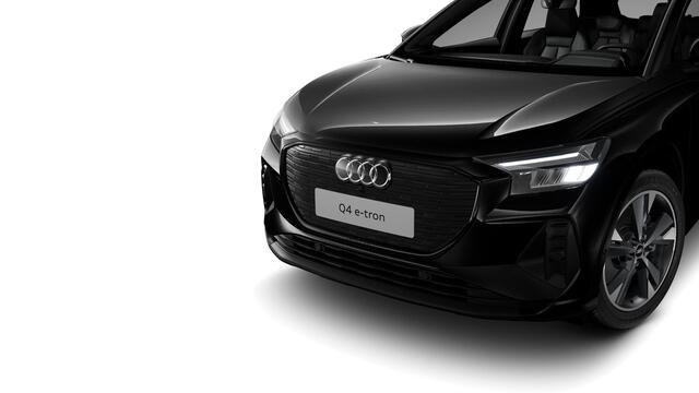 Audi Q4 e-tron 40 Advanced edition 77 kWh Panoramadak - Comfortpakket - MMI navigatie plus - Assistentiepakket plus - Sportonderstel - Sportstoelen - Privacy glas - Vierspaaks lederen sportstuurwiel - Lichtpakket -