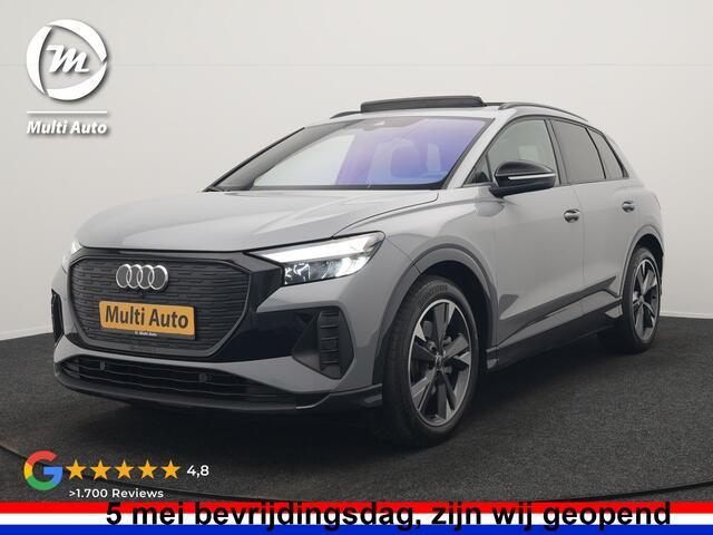 Audi Q4 e-tron 45 Quattro Edition 77 kWh 265pk Dealer O.H. | Panodak | Sonos Audio | Sfeerverlichting | Lederen Sportstoelen Verwarmd | Apple Carplay | Navigatie | DAB | 20"L.M |