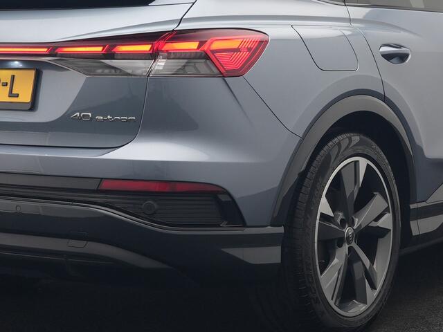 Audi Q4 e-tron 40 S Line 77 kWh 204pk | Adaptive Cruise | Valcona Lederen Sportstoelen Verwarmd | 20"L.M | Apple Carplay | Keyless | Blis | Camera | Virtual | Navigatie | DAB |