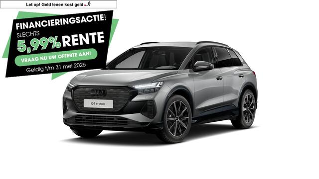 Audi Q4 e-tron 45 Advanced edition 82 kWh | 286 PK | SoH 100% | Trekhaak | Matrix LED koplampen | Head-up display | Adaptive cruise control | Dodehoek detectie| Sonos audiosysteem |