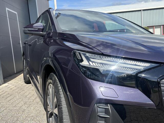 Audi Q4 e-tron 45 quattro Advanced edition 77 kWh SOH 90%| Warmtepomp| Camera + PDC| Leder| Trekhaak| Matrix led| Stoelverw.