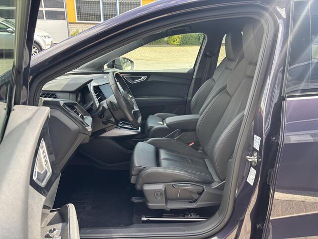 Audi Q4 e-tron 45 quattro Advanced edition 77 kWh SOH 90%| Warmtepomp| Camera + PDC| Leder| Trekhaak| Matrix led| Stoelverw.