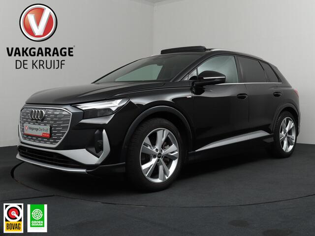Audi Q4 e-tron 40 S-line 77 kWh Panoramadak | Trekhaak wegklapbaar | Adaptieve cruise control