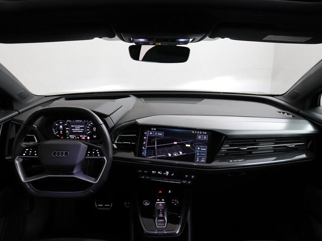 Audi Q4 e-tron 40 S-line 77 kWh Panoramadak | Trekhaak wegklapbaar | Adaptieve cruise control