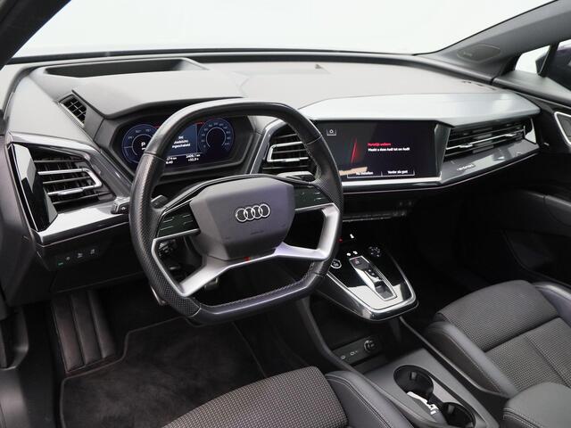 Audi Q4 e-tron 50 quattro Advanced edition 77 kWh 299 Pk | Stoelverwarming | Adaptive Cruise | CarPlay | Matrix LED | Camera | SONOS Audio | Warmtepomp | 20 Inch | 121.724 Km !!
