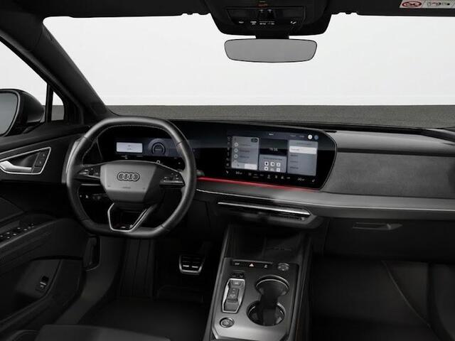 Audi Q4 e-tron S edition 82 kWh 286 pk | Glazen panoramadak | Techniekpakket plus | Trekhaak | S line leder zwart |