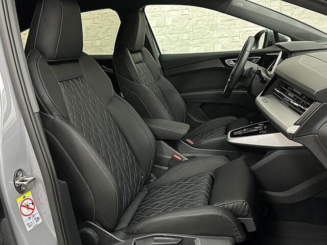 Audi Q4 e-tron 40 204pk 77 kWh | #RS-Lederen Bekleding | ACC | Matrix Led | 3 Zone Clima | Kieselgrau | 2023 | Btw auto, 27150,= ex. | Bovag garantie. 4x Q4 op voorraad!