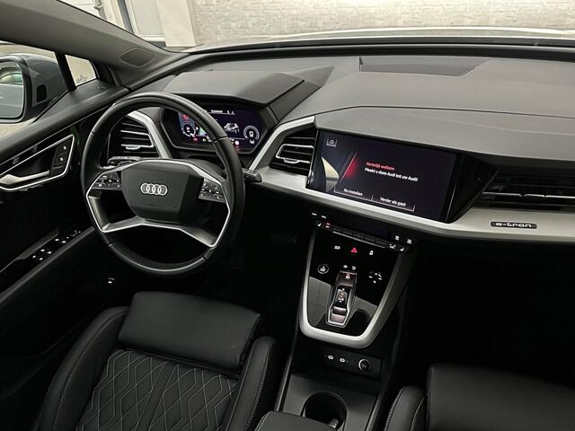 Audi Q4 e-tron 40 204pk 77 kWh | #RS-Lederen Bekleding | ACC | Matrix Led | 3 Zone Clima | Kieselgrau | 2023 | Btw auto, 27150,= ex. | Bovag garantie. 4x Q4 op voorraad!