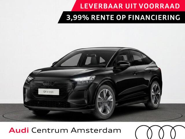 Audi Q4 e-tron S edition e-tron 63 kWh 204 pk | Glazen panoramadak | Trekhaak | Techniekpakket plus | Optiekpakket zwart-glanzend |