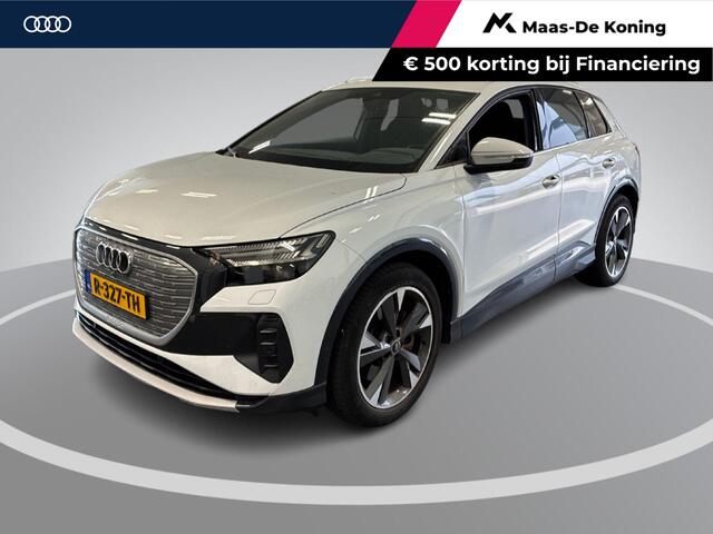 Audi Q4 e-tron 40 204pk Launch edition Advanced Plus 77 kWh · SOH 95,9% · Camera · Apple/Android Car Play · Navigatie · Stoelverwarming · Warmtepomp · 20'' Inch ·