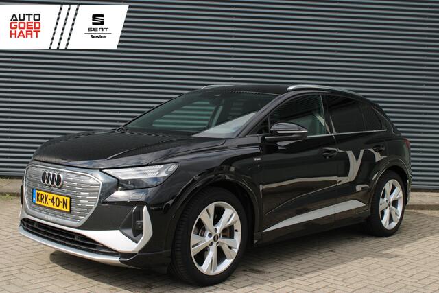 Audi Q4 e-tron 40 S edition 77 kWh S-Line Camera Adaptive-Cruise Navigatie Stoelverwarming Led