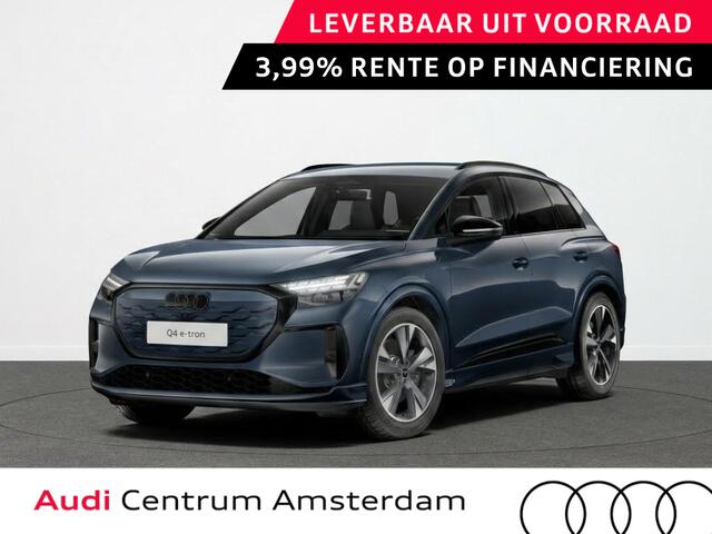 Audi Q4 e-tron S edition e-tron 82 kWh 286 pk | Techniekpakket plus | Optiekpakket zwart-glanzend | MMI bijrijdersdisplay | Trekhaak |