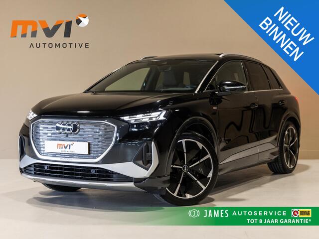 Audi Q4 e-tron 40 Launch edition S Competition 77 kWh 204pk / SoH 92,1 / Panorama dak / Sonos / Dodehoekdetectie / Trekhaak / Stoelverwarming / Apple carplay /