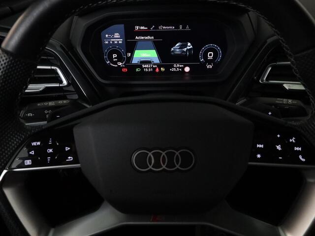 Audi Q4 e-tron 50 quattro Launch edition S Competition 77 kWh 299 pk | Navigatie | Warmtepomp | Trekhaak (wegklapbaar) | Parkeersensoren | Achteruitrijcamera | Elektr. voorstoelen | S-Line |
