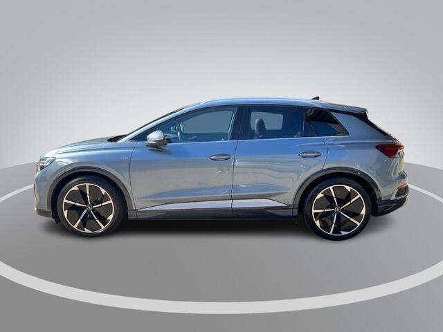 Audi Q4 e-tron 50 299pk Quattro S Competition 77 kWh · SOH 93% · Panoramadak · Wegklapbare Trekhaak · Elek. Voorstoelen · Leder Interieur · 21'' Inch ·