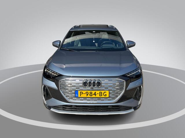 Audi Q4 e-tron 50 299pk Quattro S Competition 77 kWh · SOH 93% · Panoramadak · Wegklapbare Trekhaak · Elek. Voorstoelen · Leder Interieur · 21'' Inch ·
