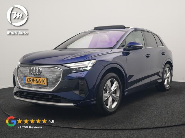 Audi Q4 e-tron 55 Quattro Advanced edition 82 kWh 340pk | Panodak | Adaptive Cruise | Head Up | Sonos Audio | Camera | Matrix LED | Stoelen & Stuur Verwarmd | Blis | Apple Carplay | Navigatie | DAB |