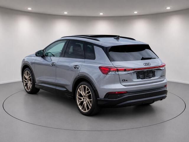 Audi Q4 e-tron 40 S edition Brons 77 kWh Martix Panorama 21 Inch Sonos Sound Haed Up Leer