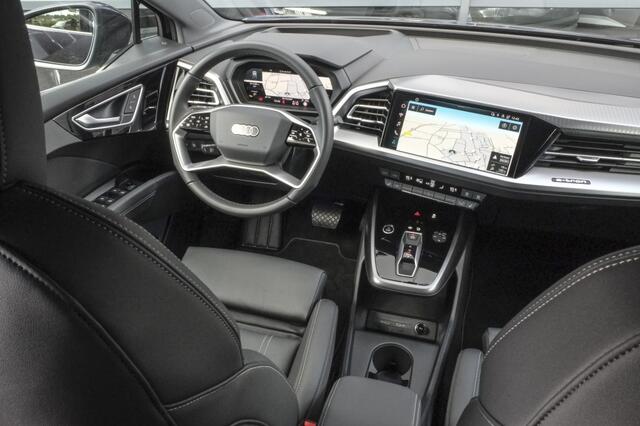 Audi Q4 e-tron 45 e-tron | SOH 100% | Trekhaak | Leder | Sportstoelen | Head-up display
