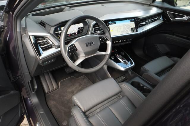 Audi Q4 e-tron 45 e-tron | SOH 100% | Trekhaak | Leder | Sportstoelen | Head-up display