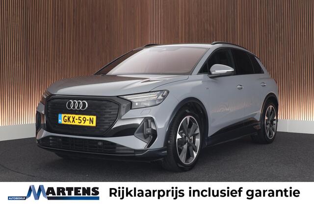 Audi Q4 e-tron 50 299pk quattro S edition 77 kWh SOH 90% Trekhaak Camera Leder Memory Navigatie 2x S-Line