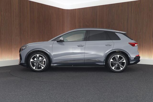 Audi Q4 e-tron 50 299pk quattro S edition 77 kWh SOH 90% Trekhaak Camera Leder Memory Navigatie 2x S-Line