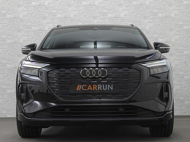 Audi Q4 e-tron 40 S-Line 77 kWh 204PK | Sportstoelen | Warmtepomp | Sonos Sound | H-Leder | 20" | 5x Q4 OP VOORRAAD! | Zwarte Hemelbekleding | S-Line in & Exterieur | Sportstuur | MMi+ | Rijklaarprijs! 27850,= excl. BTW.