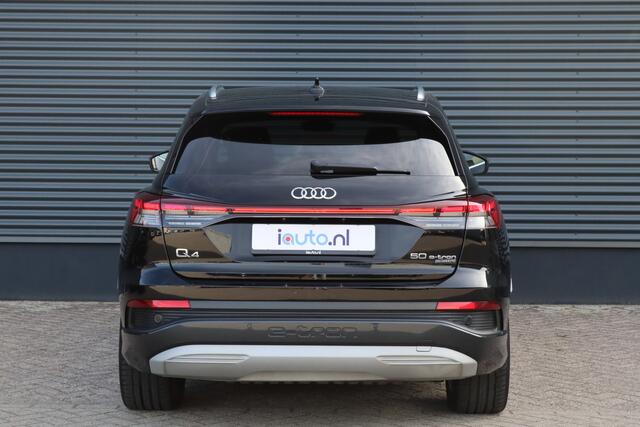 Audi Q4 e-tron 50 quattro 77 kWh Matrix LED/Leder/Keyless/Camera/ACC/DCC/20"/Trekhaak wegkl.