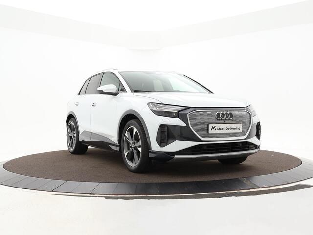 Audi Q4 e-tron 40 204pk Launch edition Advanced Plus 77 kWh · SOH 95,9% · Camera · Apple/Android Car Play · Navigatie · Stoelverwarming · Warmtepomp · 20'' Inch ·