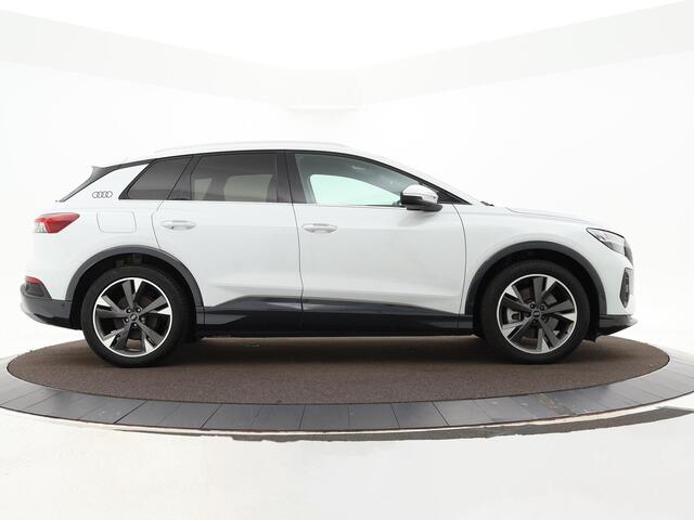 Audi Q4 e-tron 40 204pk Launch edition Advanced Plus 77 kWh · SOH 95,9% · Camera · Apple/Android Car Play · Navigatie · Stoelverwarming · Warmtepomp · 20'' Inch ·